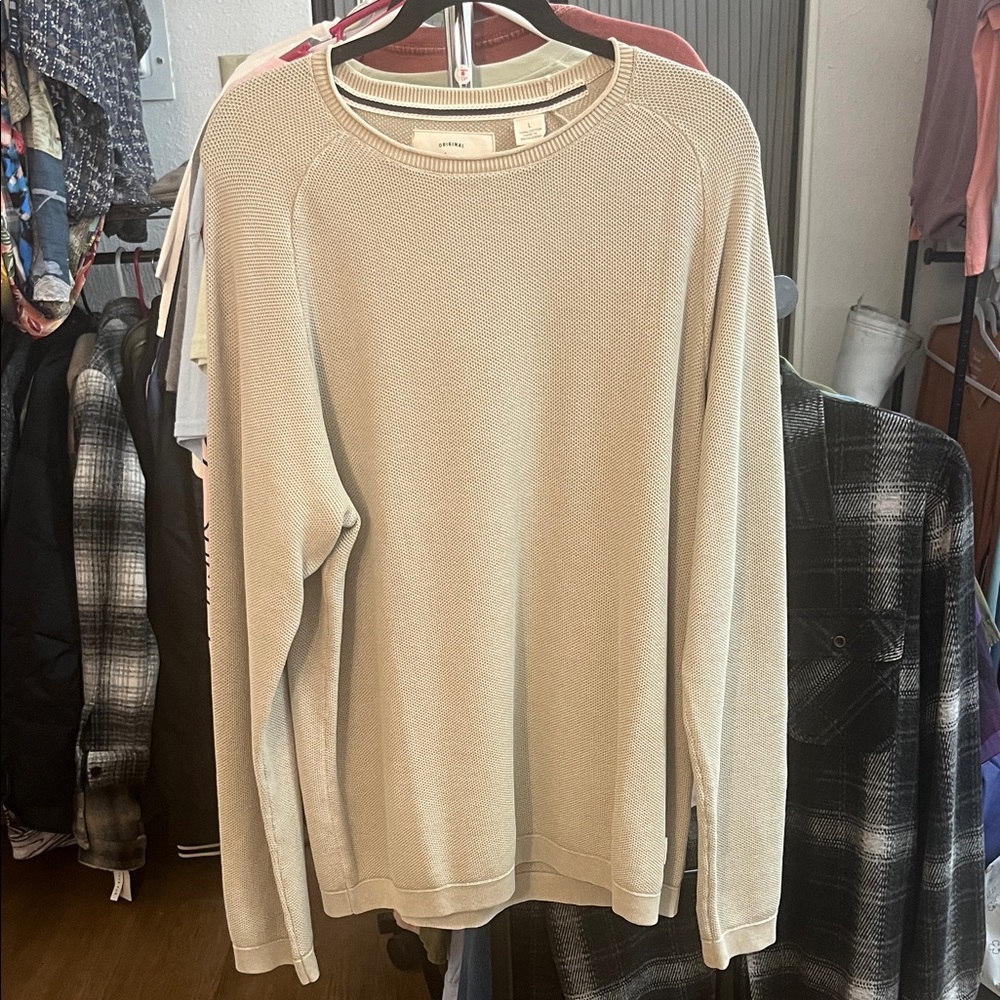 Weatherproof Vintage Stonewashed Knit Crewneck Sweater